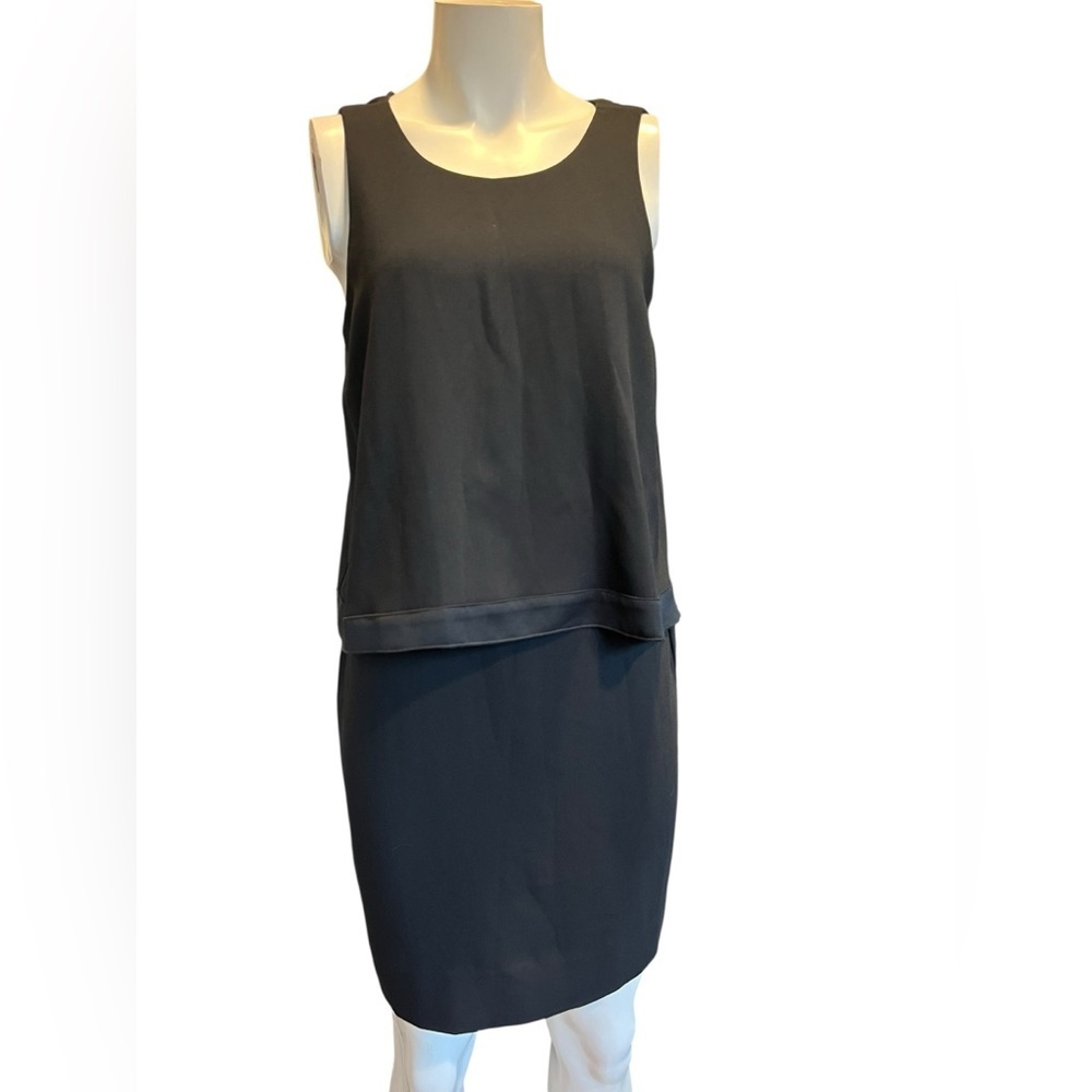 Trina Turk Classic Black Layered Dress - Picture 2 of 10